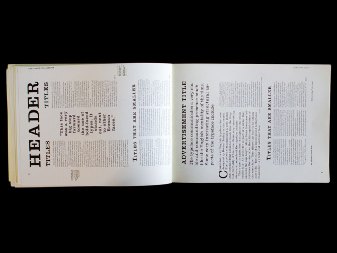 typebook made during my 5th semester.