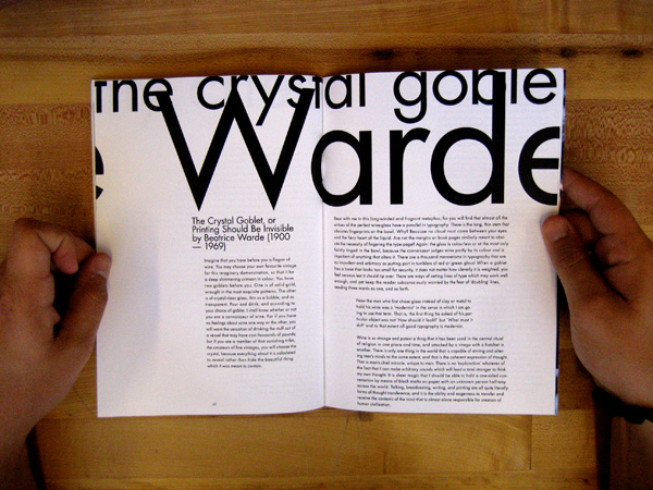 typebook made during my 5th semester.